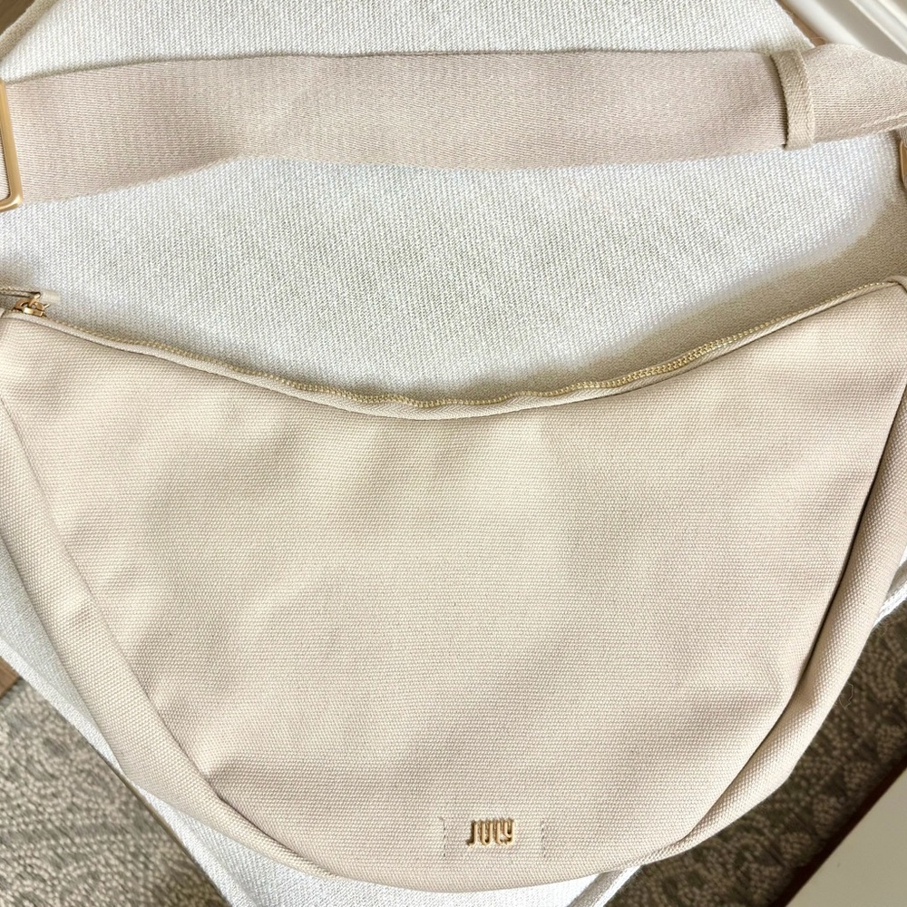 Elegant Beige Crossbody Bag